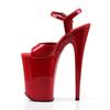 Pleaser - INFINITY909 Ankle strap sandal, Pole dance shoes - Pole dance shoes - Red Product image